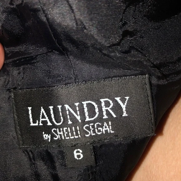 Laundry, Shelli Segal. Little black dress - Picture 7 of 9